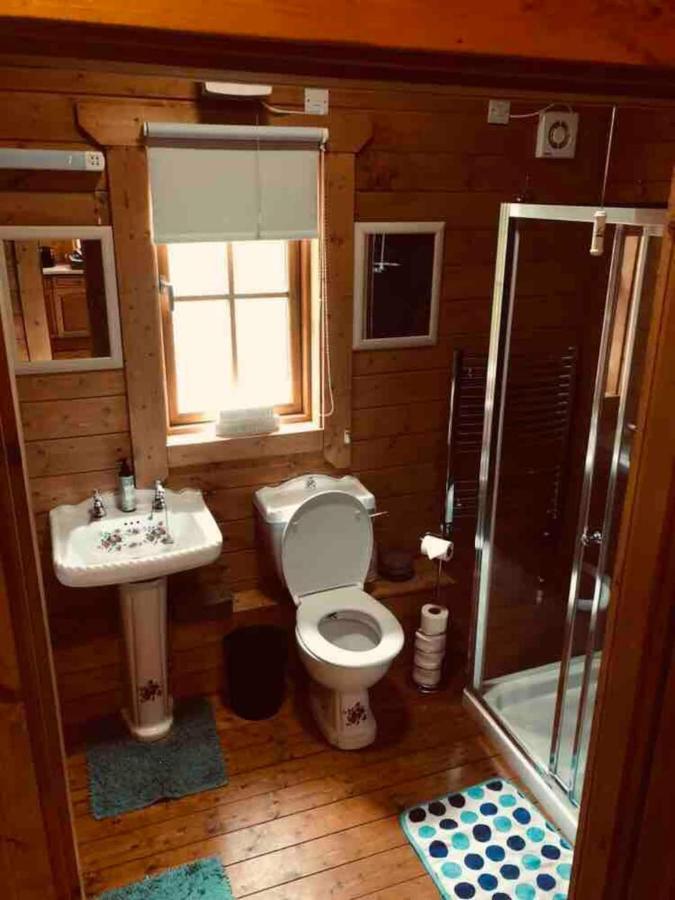 George Cabin - Log Cabin In Wales With Hot Tub Newtown  Exteriér fotografie