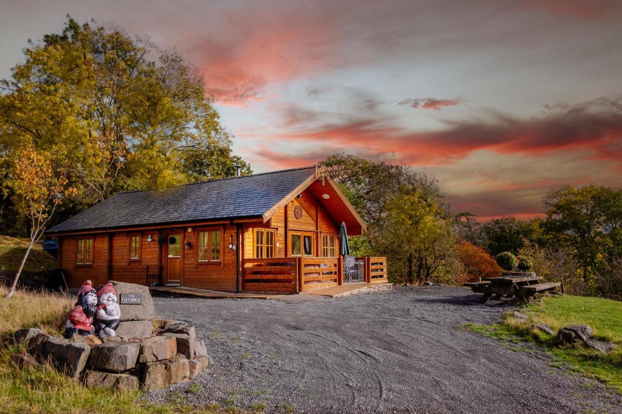 George Cabin - Log Cabin In Wales With Hot Tub Newtown  Exteriér fotografie
