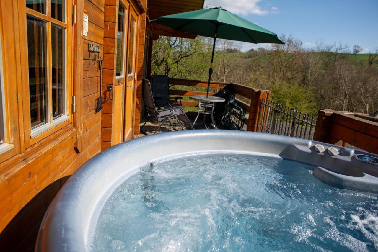 George Cabin - Log Cabin In Wales With Hot Tub Newtown  Exteriér fotografie