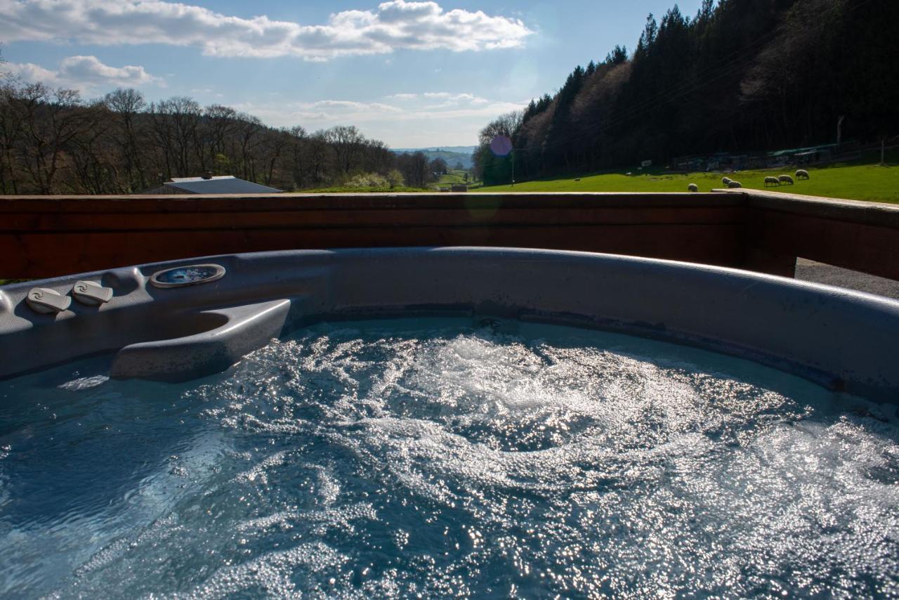 George Cabin - Log Cabin In Wales With Hot Tub Newtown  Exteriér fotografie